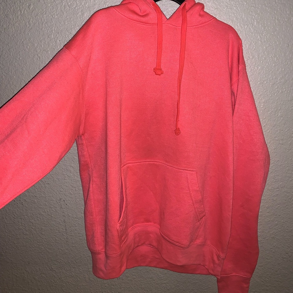 Hot pink hoodie